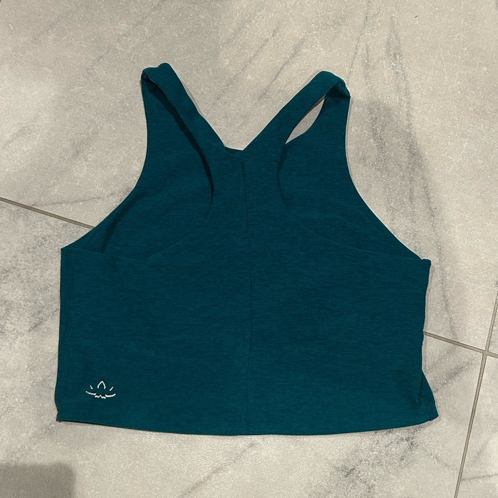 Beyond Yoga Teal Green Spacedye Tank